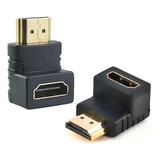 Kit 2adaptadores Hdmi Em Curva