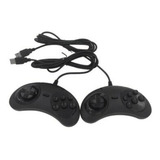 Kit 2controles Sega Megadrive Joystick Usb