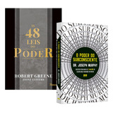 Kit 2livros, As 48 Leis Do Poder + O Poder Do Subconsciente, Clássico Sobre Multiplicar Riqueza E Solucionar Problemas Financeiros, Ed. Atualizada, Robert Greene, Joseph Murphy