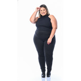 Kit 2pç Calça Leging Plus Size