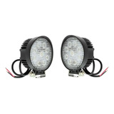 Kit 2un Farol Milha 9 Leds