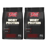 Kit 2x 100% Whey Protein Top 900g Concentrado - X-lab - 100%