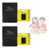 Kit 2x Cartão De Memoria Ps2 Memory Card Play 2 Compatível 