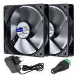 Kit 2x Fan Cooler 120x120x25mm Micro