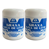 Kit 2x Graxa De Lítio Azul
