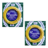 Kit 2x Guia Passa Fio Sonda Nylon Com Alma Aço Puxa Fio 20m