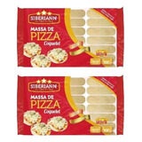 Kit 2x Massa De Pizza Coquetel 300g Leve Crocante 60 Unidade