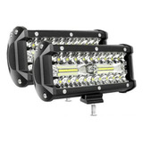 Kit 2x Novo Farol Led Barra 7d B-800w 16cm