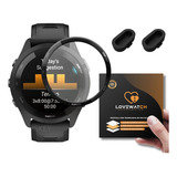 Kit 2x Películas Para Garmin 265 46mm E 2 Plugs 