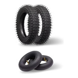 Kit 2x Pneus 12/ 1.2 X2.75 Aro 8 + Câmara De Ar C/ Nf Dsr