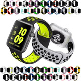 Kit 2x Pulseira Silicone Nik Sport Furos Premium 42/45/49