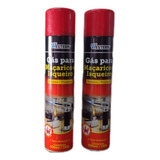 Kit 2x Refil Lata Gás Butano Isqueiro Maçarico 5 Adaptadores