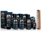 Kit 2x Shampoo Balm Óleo Condicionador Pente Barba Robusta Fragrância Ferrari Black