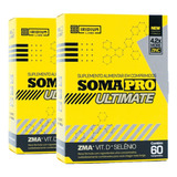 Kit 2x Soma Pro Ultimate 120 Comps - Zma De Última Geração Sabor Sem Sabor
