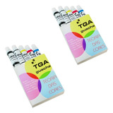 Kit 2x Tinta Guache Tga 5 Cores Sortidas 25 Ml ( 10 Cores )