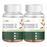Kit 2x Vitamina D Com Própolis