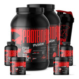 Kit 2x Whey Chocolate/morango 2x Bcaa