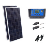 Kit 2xpainel Placa Energia Solar 155w