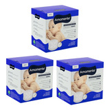 Kit 3 Absorvente Para Seios Noite E Dia Amamente Premium