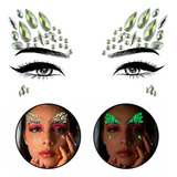 Kit 3 Adesivos Faciais Fluorescentes Carnaval