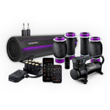 Kit 3 Air Ride Black C/ledtank- -fox- Castor Suspensões