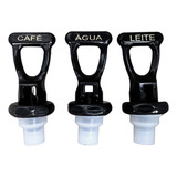 Kit 3 Alavanca Cafeteira Monarcha(café, Leite E Água)origina