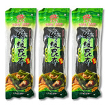 Kit 3 Alga Marinha Kombu Dashi Oriental Konbu Luoyuan 300g