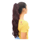 Kit 3 Apliques Para Alongamento Rabo De Cavalo Ondulado 
