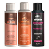 Kit 3 Auto Bronzeador Show Bronze 60ml Capilar Essência