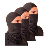 Kit 3 Balaclava Pesca Touca Ninja Mascara Bandana Uv50+