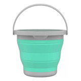 Kit 3 Balde Retrátil 5 Litros Com Alça Flashlimp Pratico