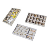 Kit 3 Bandeja Porta Joias Bijuteria Organizador Gaveta