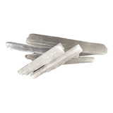 Kit 3 Bastão De Pedra Selenita Branca Bruta Natural 10-15cm