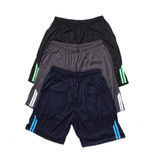 Kit 3 Bermuda Helanca Ox Plus Bolsos Frente Confortavel