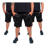 Kit 3 Bermuda Plus Size Masculina