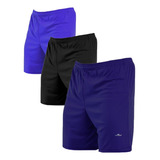 Kit 3 Bermudas Masculina Calção Plus