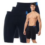 Kit 3 Bermudas Térmica Anti Assadura Sem Costura Esportiva