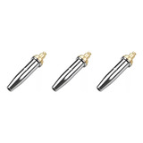 Kit 3 Bicos De Corte Glp 1503 Nº 04 06 08 P/ Maçarico Ômega 