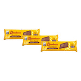 Kit 3 Biscoitos Chocobiscuit Ao Leite 80g Bauducco