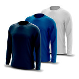 Kit 3 Blusa Masculina Térmica Uv