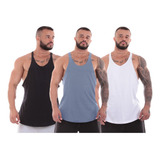 Kit 3 Blusas Camisetas Regatas Masculinas