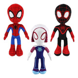Kit 3 Boneco Pelucia Spiderman Homem