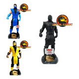 Kit 3 Bonecos Colecionáveis Mortal Kombat