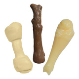 Kit 3 Brinquedo Nylon Super Resistente Cães 22kg Odontopet