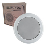 Kit 3 Caixa Acustica Teto Gesso Som Musica Ambiente Embutir