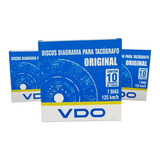 Kit 3 Caixa Disco Tacógrafo Semanal 125km X 7 Dias Caminhão