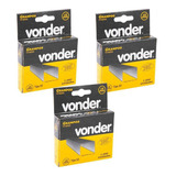Kit 3 Caixa Grampo 16mm Grampeador Elétrico Vonder Gpe168 