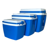 Kit 3 Caixa Térmica Cooler 34/18/6 Litros Cerveja Bebida Mor