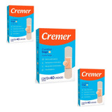 Kit 3 Caixas Com Curativo Cremer Hipoalergênico Com 120 Unid
