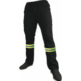 Kit 3 Calça Brim Pesado Uniforme Trabalho Faixa Refletiva